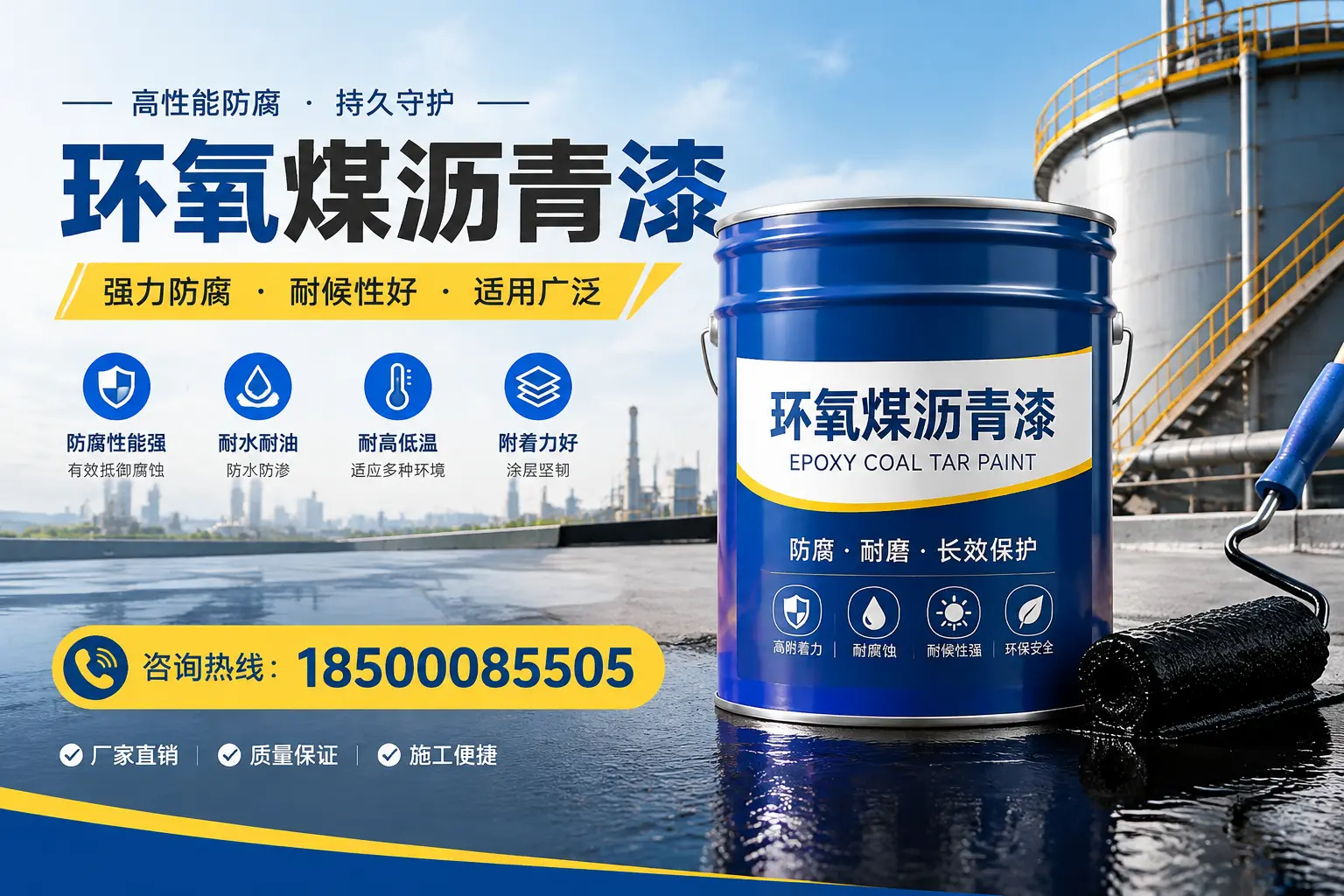 环氧煤沥青漆的储存与运输注意事项,涿州企业须知